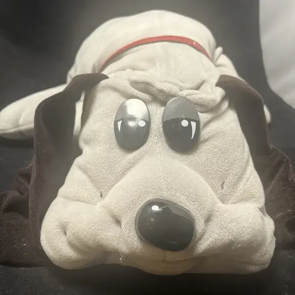 Vintage 1985 Tonka Pound Puppy - Gray with long ears, 2 feet long 24” Large - Picture 2 of 10